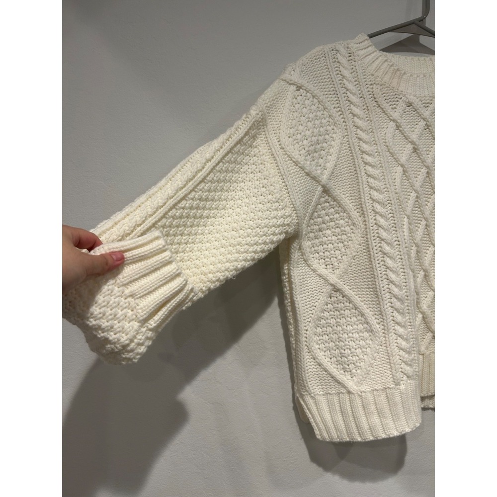 Tuckernuck Hyacinth House Cream Crewneck Pullover Sweater Size XXS - Picture 4 of 7